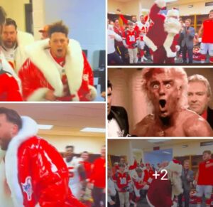 Watch as Andy Reid, Travis Kelce, and Patrick Mahomes Set the Locker Room on Fire After Crushing the Steelers – Chiefs Coach in excitement Steals the Show in Viral Santa Suit With Epic Breaking Dance Moves