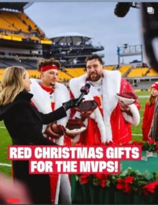 Brittany Mahomes Posts Four-Word Reaction to Chiefs' Christmas Day Win