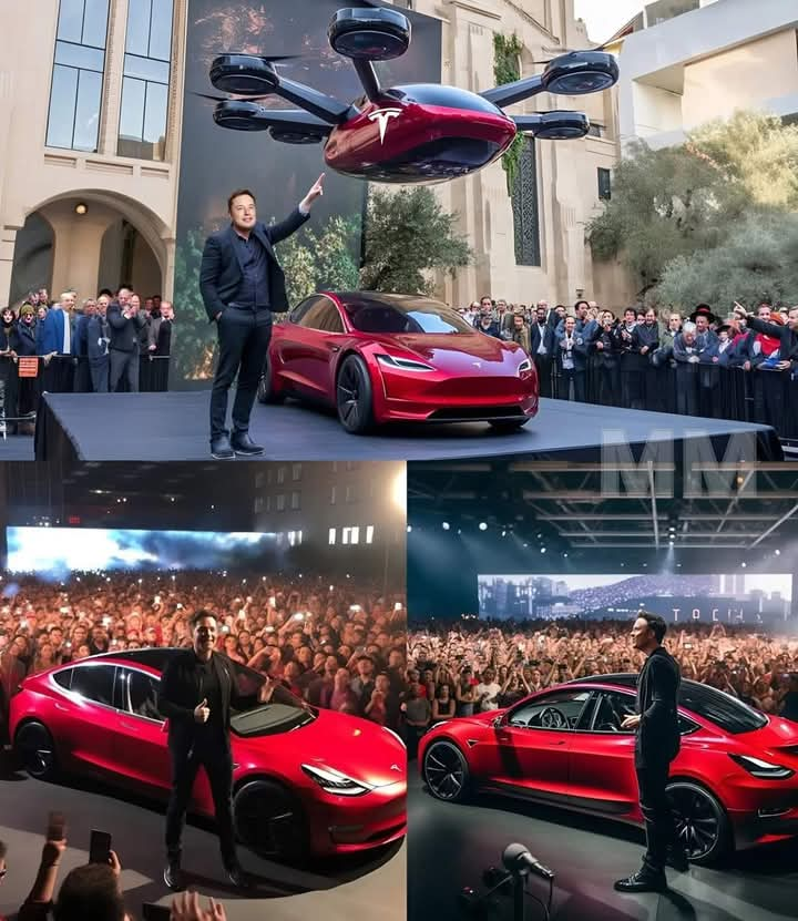 BREAKING NEWS: Elon Musk’s First Prototype of Flying Tesla Car SH0CKED The World... Full Details Below 👇⬇️