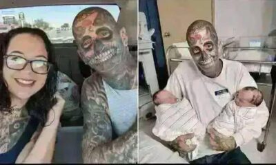 Dad with over 240 tattoos called a ‘monster’ and ‘bad dad’ because of his look. But wait till you see how he looked before… see More