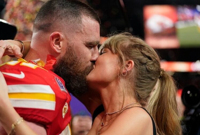 Why did people want my relationship with Travis Kelce to terminate; a true fans of mine should support my relationship and if you are happy about my relationship send me a love emoji