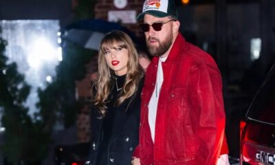 Taylor Swift Dazzles in $36,000 Earrings and Embellished Coat for Night Out in N.Y.C. With Travis Kelce