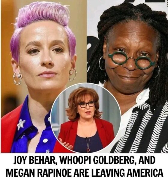 Joy Behar, Whoopi Goldberg and Megan Rapinoe: Three Icons Who Decided to Leave America Because ‘I Didn’t Get Any Respect’ – The Departure That Shocked the Media World.